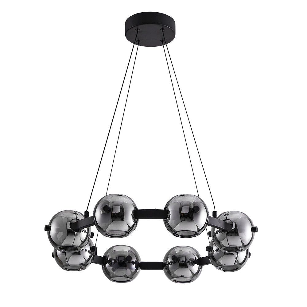 Изображение товара Люстра светодиодная подвесная Arte Lamp Markab 48 Вт 4000К 8 кв.м (A2471LM-16BK)