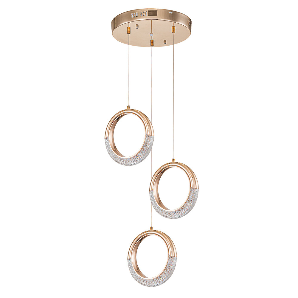 Изображение товара Люстра светодиодная Arte Lamp Montana 12 Вт для гостиной, модерн, золото