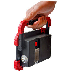 Фонарь прожектор Ritter светодиодный 2 LED 11 Вт аккумуляторный Li-Ion 2х1500 мАч пластик 3 режима (29131 2) - фото 5