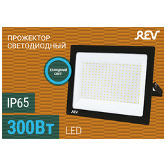 Прожектор светодиодный Rev ДО-300 6500К 300 Вт IP65 черный (32309 9) - фото 4