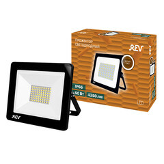 Прожектор светодиодный Rev ДО-50 4000К 50 Вт IP65 черный - фото 1