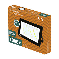 Прожектор светодиодный Rev ДО-100 4000К 100 Вт IP65 черный (32605 2) - фото 6