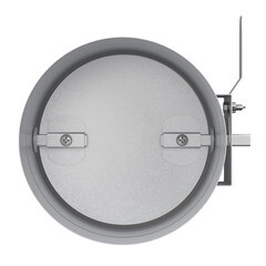 Дроссель-клапан для круглых воздуховодов d125 мм оцинкованный Era Pro - фото 4