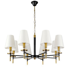 Изображение товара Люстра подвесная Arte Lamp Riccardo E14 320 Вт 10 кв.м (A4075LM-8BK)