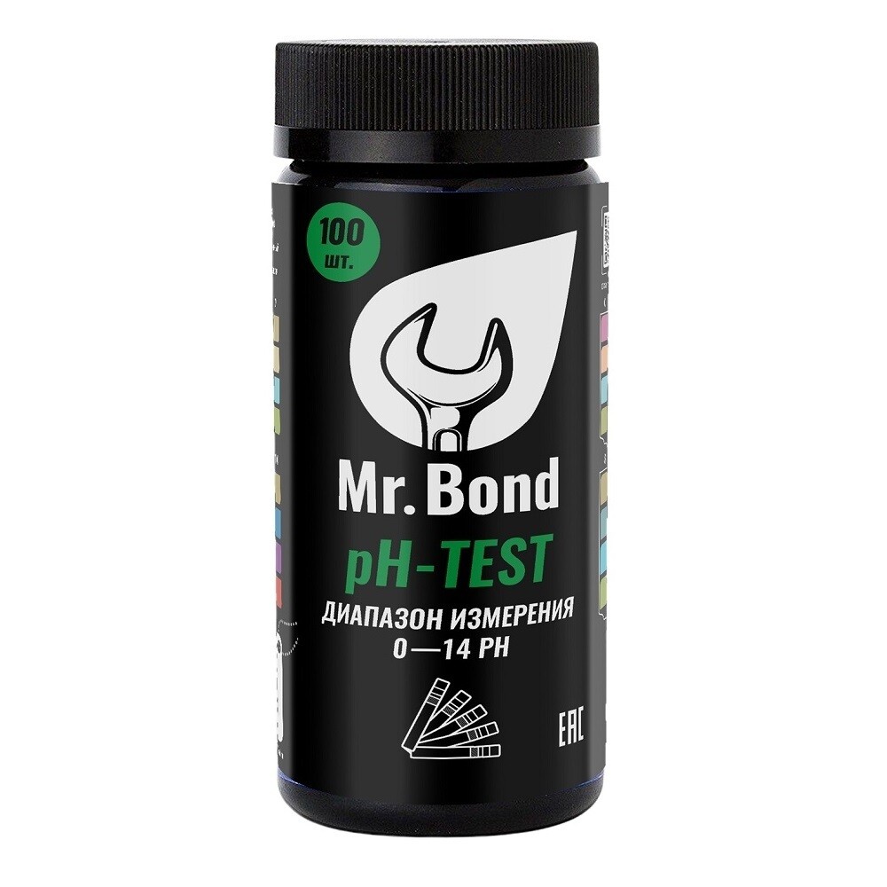 Изображение товара Полоски индикаторные Mr.Bond для измерения уровня pH (MB20000001PH)