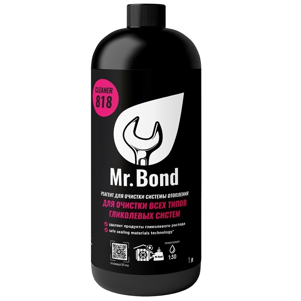 Изображение товара Реагент для очистки гликолевых систем Mr.Bond Cleaner 818 1 л