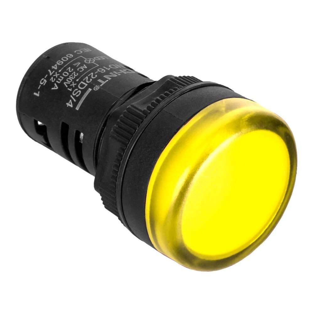 Изображение товара Лампа сигнальная Chint ND16-22DS/4 230 В IP40 желтая (593150)