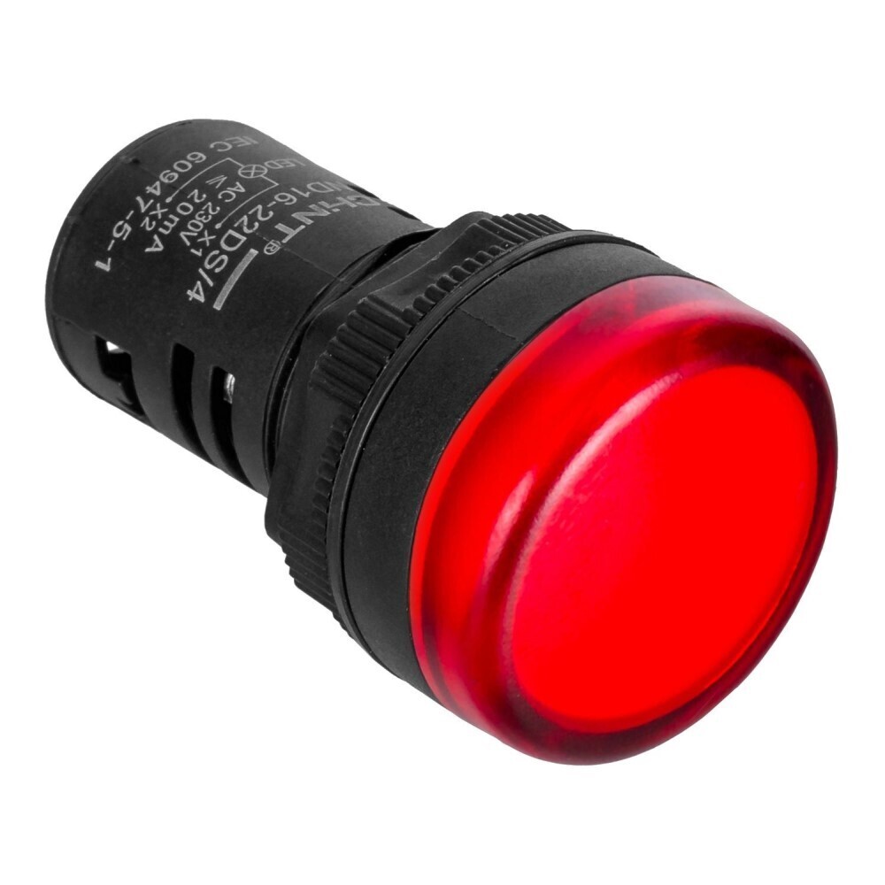 Изображение товара Лампа сигнальная Chint ND16-22DS/4 230 В IP40 красная (593012)