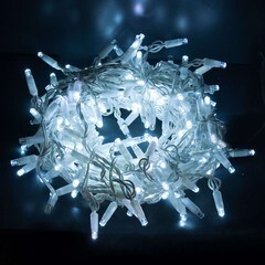 Изображение товара Гирлянда светодиодная Eurosvet уличная Нить белая 20 м (a044075)