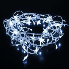 Изображение товара Гирлянда светодиодная Eurosvet Бахрома белая 1,8х0,5 м (a049841)