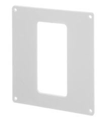 Накладка настенная пластиковая для плоских воздуховодов 55х110 мм - фото 1