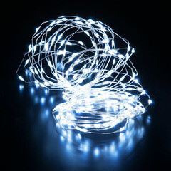 Изображение товара Гирлянда светодиодная Eurosvet Роса белая 10 м (a060411)