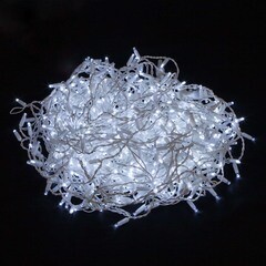 Изображение товара Гирлянда светодиодная Eurosvet уличная Занавес белая 2х3 м (a044057)