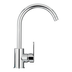 Смеситель для кухни Milardo Poli хром с высоким изливом однорычажный (POLSBJ0M05) - фото 8