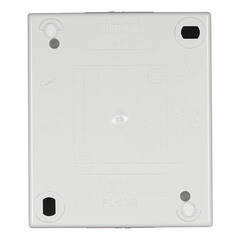 Розетка Simon 15 Aqua накладная белая со шторками с крышкой (1594432-030) - фото 4