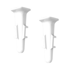 Угол внутренний Деконика 85 мм белый матовый Г-профиль (2 шт.) - фото 2