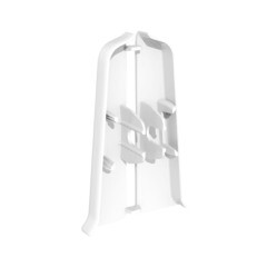 Заглушка торцевая Деконика 85 мм белый матовый левая-правая Г-профиль (2 шт.) - фото 2