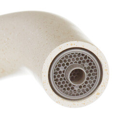 Смеситель для кухни Corsa Deco Pride бежевый с высоким изливом с подключением к фильтру однорычажный (966382) - фото 2