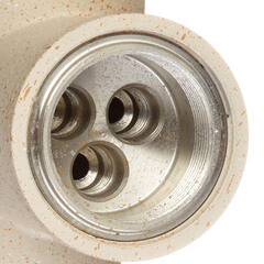 Смеситель для кухни Corsa Deco Pride бежевый с высоким изливом с подключением к фильтру однорычажный (966382) - фото 4