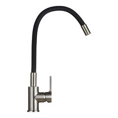 Смеситель для кухни Milardo Meal сатин с гибким изливом однорычажный (M01BN0FM05) - фото 6