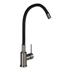 Смеситель для кухни Milardo Meal сатин с гибким изливом однорычажный (M01BN0FM05) - фото 5