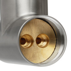 Смеситель для кухни Milardo Meal сатин с гибким изливом однорычажный (M01BN0FM05) - фото 3