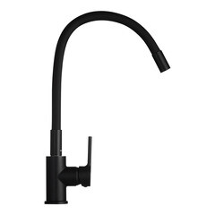 Смеситель для кухни Milardo Meal черный с гибким изливом однорычажный (M01BL0FM05) - фото 6
