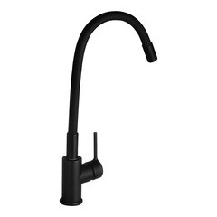 Смеситель для кухни Milardo Meal черный с гибким изливом однорычажный (M01BL0FM05) - фото 7