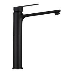 Смеситель для раковины высокий Esko Singapore однорычажный черный (SB 25) - фото 7