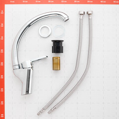 Смеситель для кухни Voda Future хром однорычажный (FT 519) - фото 4