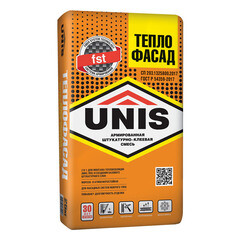 Изображение товара Клей для пенополистирола и минеральной ваты Unis Теплофасад 25 кг