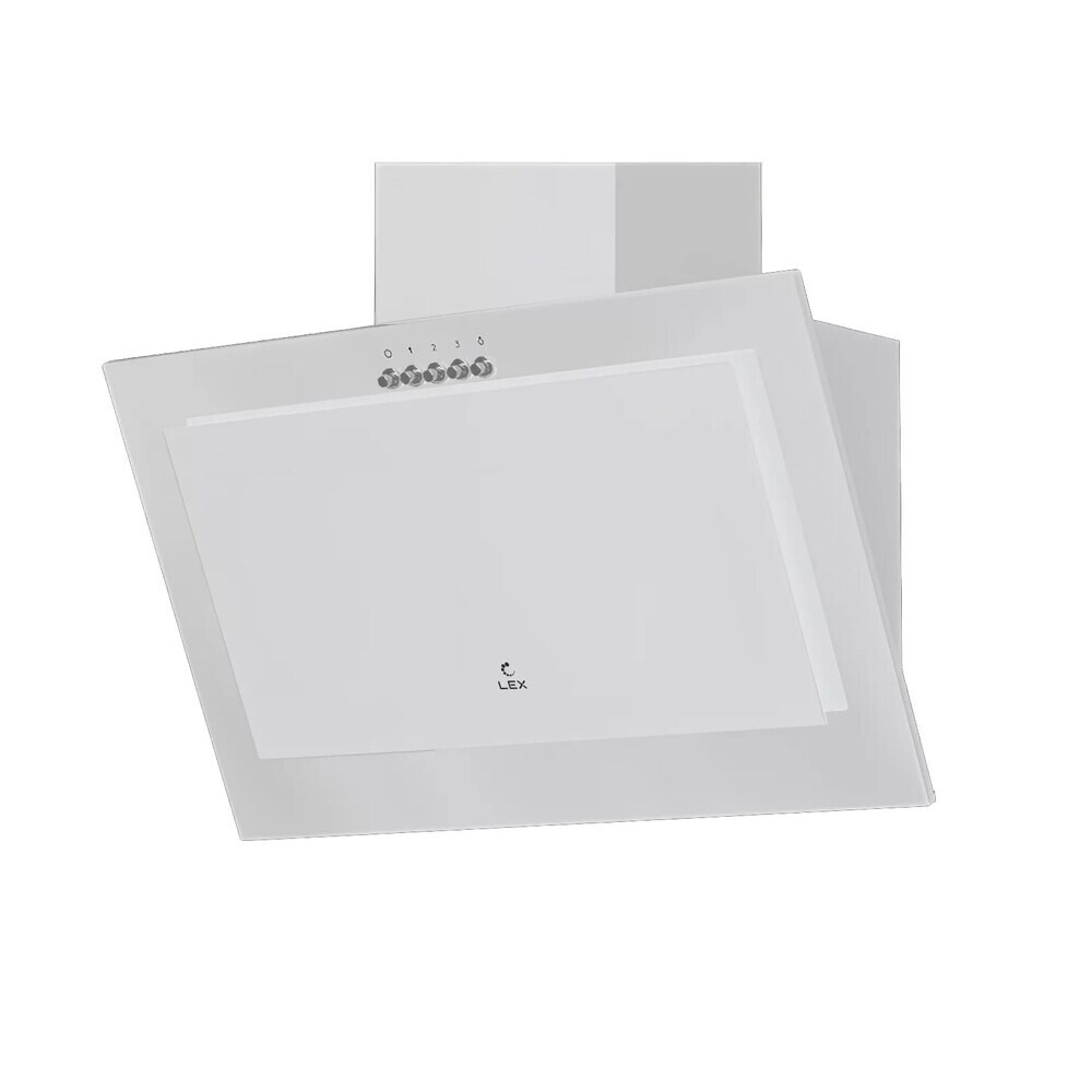 Изображение товара Кухонная вытяжка наклонная Lex Mio 600 White 60 см белая Изображение товара Кухонная вытяжка наклонная Lex Mio 600 White 60 см белая