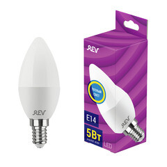 Лампа светодиодная Rev E14 2700К 5 Вт 400 Лм 180-240 В свеча матовая - фото 7