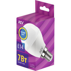 Лампа светодиодная Rev Ritter E14 2700К 7 Вт 560 Лм 180-240 В шар матовая - фото 2