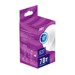 Лампа светодиодная Rev Ritter E27 4000К 7 Вт 560 Лм 220 В шар G45 матовая - фото 2