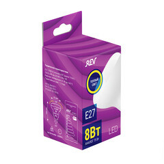 Лампа светодиодная Rev Ritter E27 2700К 8 Вт 640 Лм 180-240 В рефлектор R63 матовая - фото 2