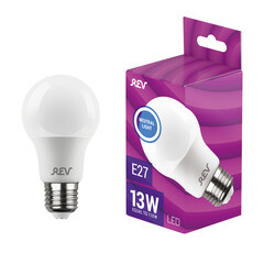 Лампа светодиодная Rev Ritter E27 4000К 13 Вт 1040 Лм 180-240 В груша A60 матовая - фото 7