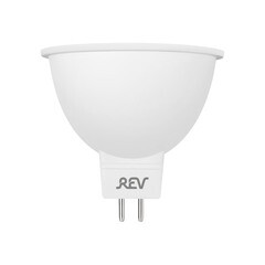 Лампа светодиодная Rev GU5.3 3000К 5 Вт 400 Лм 180-240 В рефлектор MR16 прозрачная