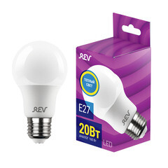Лампа светодиодная Rev Ritter E27 2700К 20 Вт 1600 Лм 180-240 В груша A60 матовая - фото 2