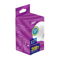 Лампа светодиодная Rev Ritter E27 2700К 20 Вт 1600 Лм 180-240 В груша A60 матовая - фото 4