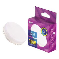 Лампа светодиодная Rev Ritter GX53 3000К 10 Вт 800 Лм 180-240 В таблетка матовая - фото 6