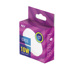 Лампа светодиодная Rev Ritter GX53 3000К 10 Вт 800 Лм 180-240 В таблетка матовая - фото 3