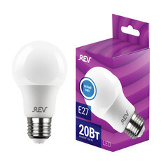 Лампа светодиодная Rev Ritter E27 4000К 20 Вт 1600 Лм 180-240 В груша A60 матовая - фото 7
