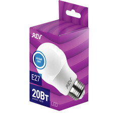 Лампа светодиодная Rev Ritter E27 4000К 20 Вт 1600 Лм 180-240 В груша A60 матовая - фото 5