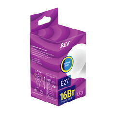 Лампа светодиодная Rev Ritter E27 2700К 16 Вт 1280 Лм 180-240 В груша A60 матовая - фото 3