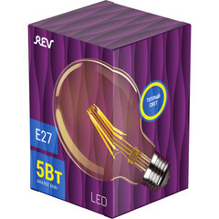 Лампа светодиодная филаментная Rev E27 2700К 5 Вт 515 Лм 220 В шар G95 прозрачная - фото 5