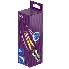 Лампа светодиодная филаментная Rev Ritter E14 4000К 7 Вт 730 Лм 220 В свеча прозрачная - фото 6