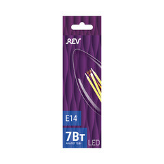 Лампа светодиодная филаментная Rev Ritter E14 4000К 7 Вт 730 Лм 220 В свеча прозрачная - фото 5