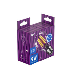 Лампа светодиодная филаментная Rev Ritter E27 4000К 9 Вт 900 Лм 220 В груша A60 прозрачная - фото 2