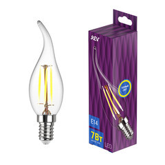 Лампа светодиодная филаментная Rev Ritter E14 7 Вт 695 Лм 180-230 В свеча на ветру прозрачная - фото 8